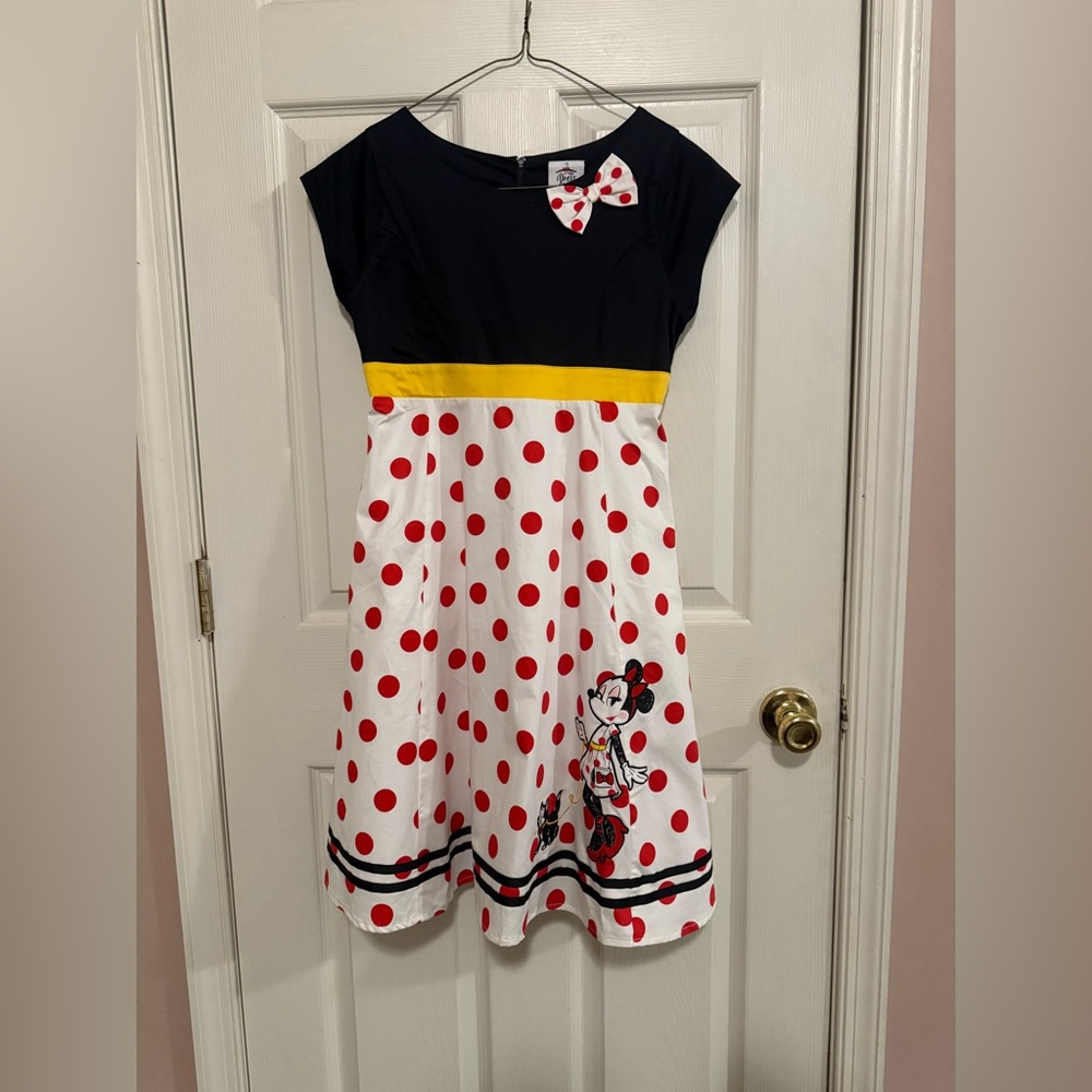 Disney Dress Shop Minnie Mouse Polka Dot Dress For Girls